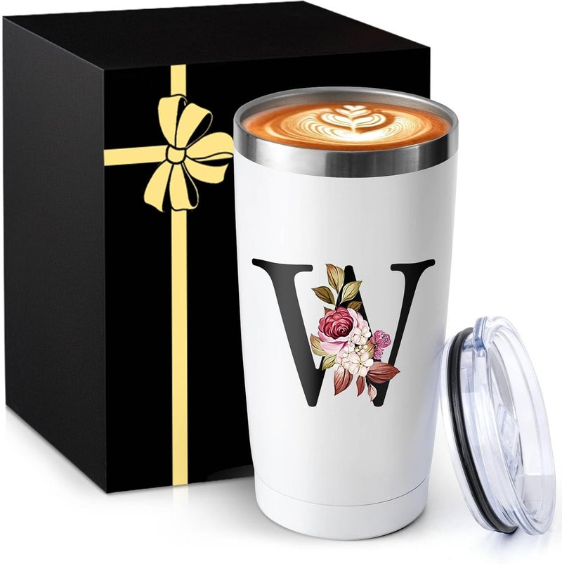 MNZZ 20 Oz Insulated Coffee Cup with Lid Car Tumbler Travel Mug Women Teacher Christmas Music Dance Science Gifts Daycare Special Education Need English History Sunday School Spanish Autism Reading Gym - Image 1